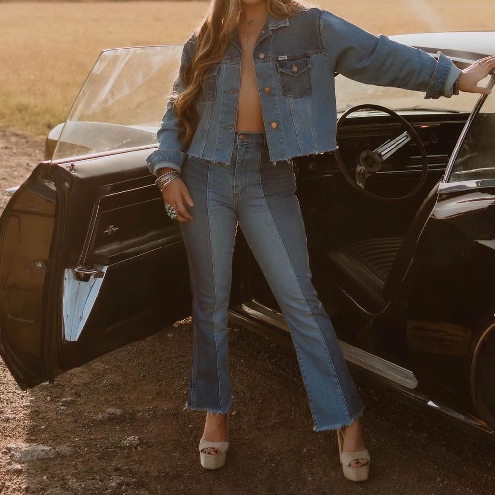 Wrangler Two Tone Wrock 672 Denim